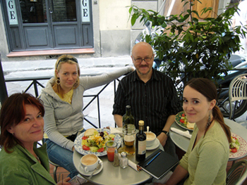 Harald Sæther and family